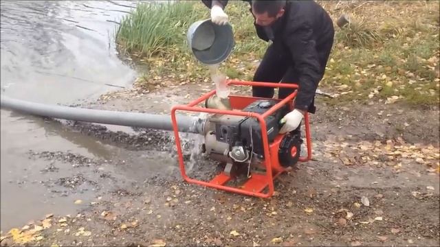 Запускаем мотопомпу смотреть онлайн
