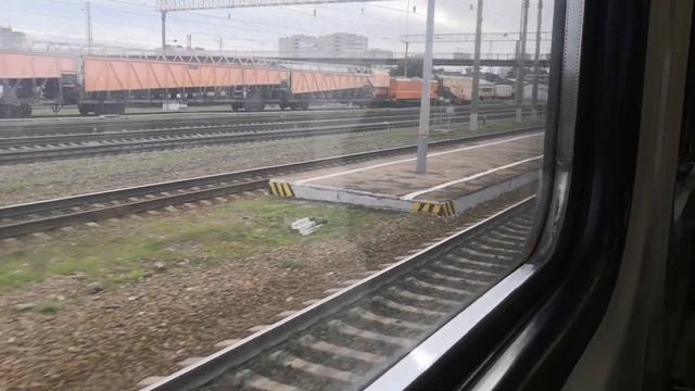 Поездка на электропоезде ЭД4М 0444 от Рязани до Коломны смотреть онлайн