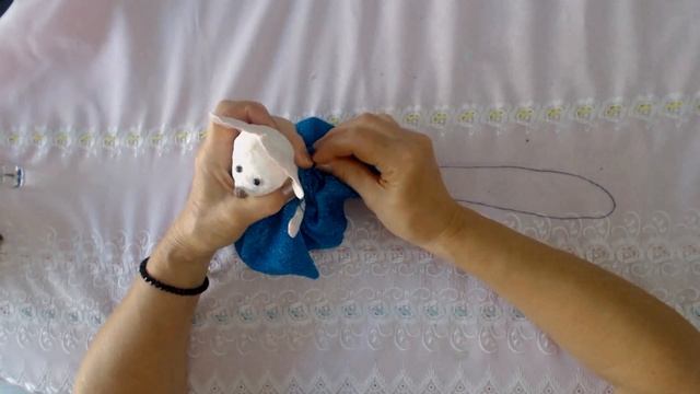 Игрушки из ваты своими руками. Снежная королева. Мышка .Ratones para niños 1ч смотреть онлайн