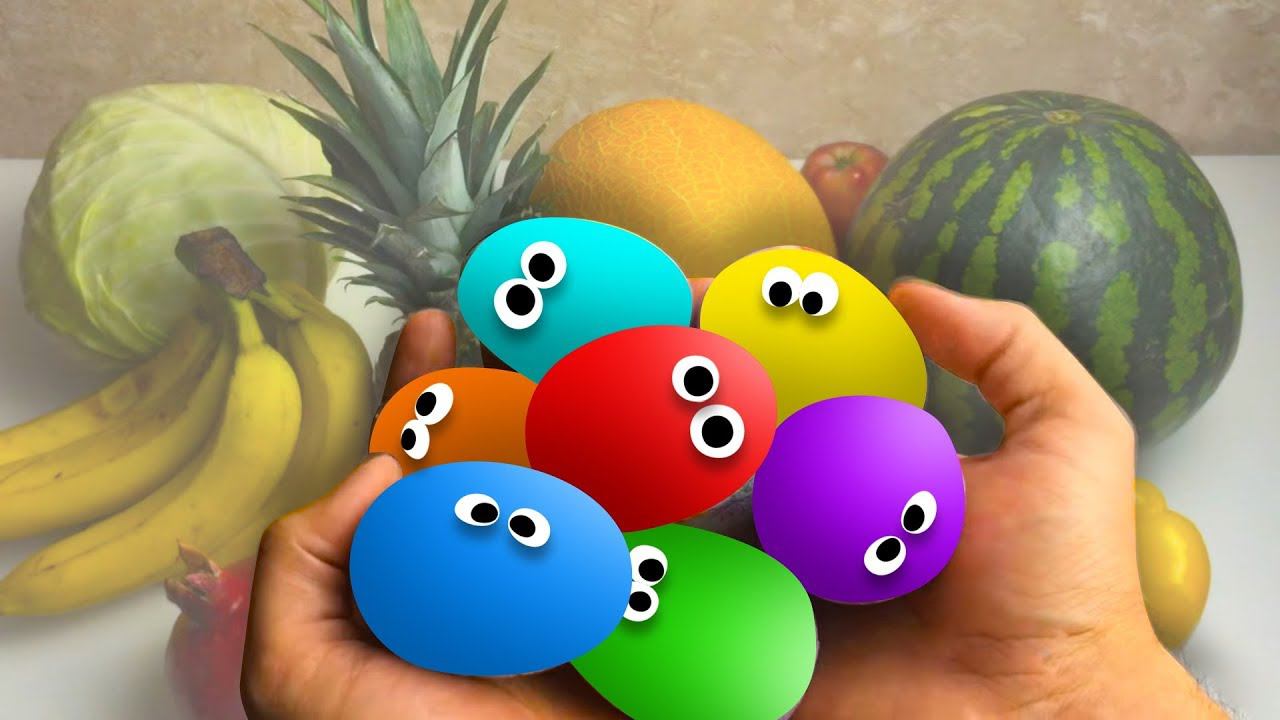 ЯЙЦА СЮРПРИЗЫ спрятались в разных Фруктах с игрушками Барбоскины. Сможем ли мы их найти? смотреть онлайн