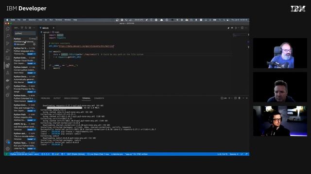 Paul, Kevin and JJ work on some basic python смотреть онлайн
