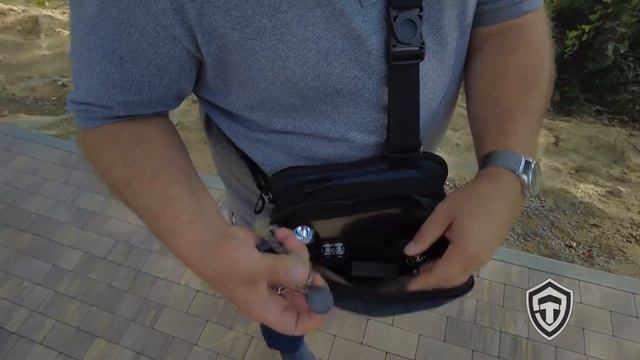 9TACTICAL Focus CCW Bag. Мужская пистолетная сумка. смотреть онлайн