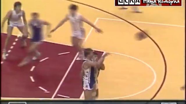 1988 ЦСКА - Статиба (Вильнюс) 69-97 Чемпионат СССР по баскетболу, обзор смотреть онлайн