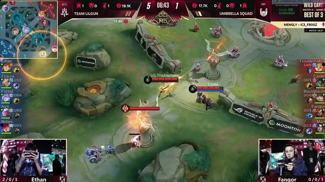 ហ្គេមទី2- Umbrella Squad Vs Team Lilgun - ការប្រកួត M5 Wild Card MLBB ថ្ងៃទី1 #mlbbb #gaming #mp смотреть онлайн