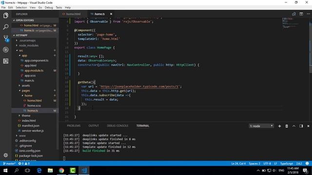 Ionic 3 Tutorial #5 HTTP Post request смотреть онлайн