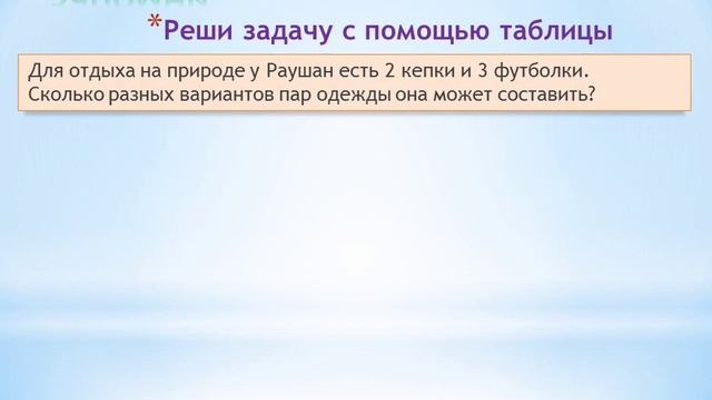 Решение задач таблицей и деревом возможностей смотреть онлайн