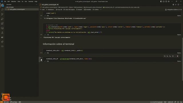 ? #2 - Información de la cuenta y del terminal - Python y MetaTrader 5 - Guía PASO a PASO смотреть онлайн