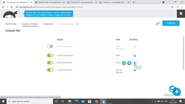 How to Create A Contact Form with Ninja Forms in WordPress | Tutorial For Beginners | iDigitalCube смотреть онлайн