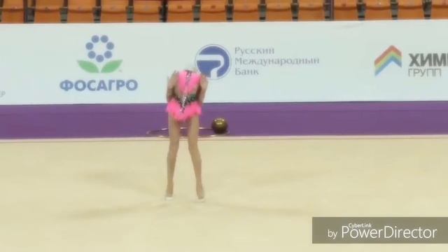 Арина Аверина мяч 2017 2016 2015 2014 годы. Гран-при Москва смотреть онлайн