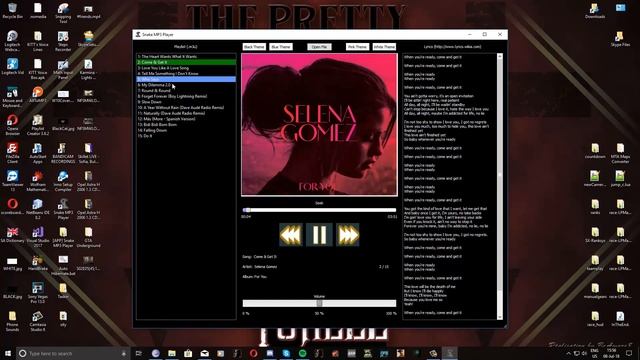 Snake MP3 Player [Python {PyQt}] смотреть онлайн