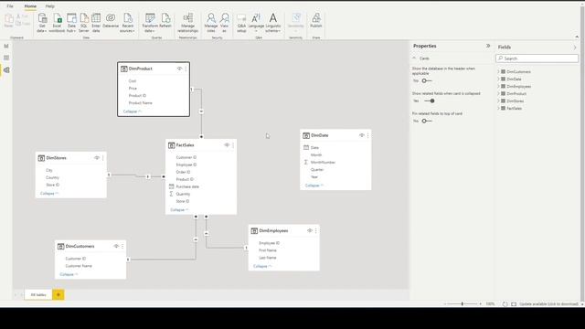 Microsoft Power BI Relationships - how to create and manage Power BI relationships between tables смотреть онлайн