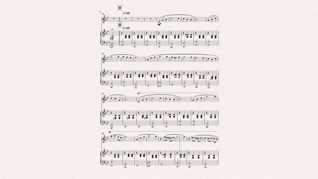 Merry go round of life for Clarinet in Bb (easy) and Piano Accompaniment with music sheet смотреть онлайн