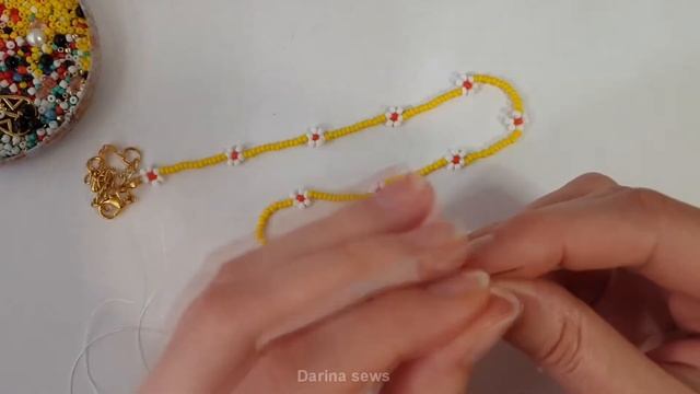 Чокер из бисера своими руками. Как сделать чокер с ромашками смотреть онлайн