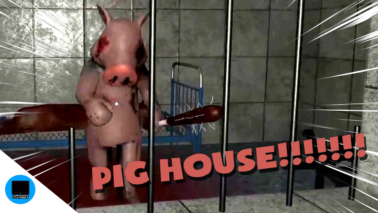 Pig Monster Любит Ловить Людей Meat Grinder. смотреть онлайн