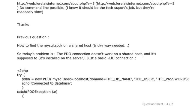 MySQL : Confusing PDO-only problem : Can't connect through socket/Access denied/Can't connect to se смотреть онлайн
