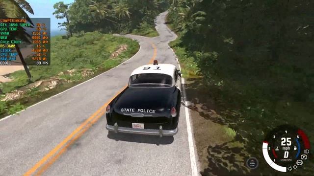 GTX 1650 Super | BeamNG.drive | Ryzen 5 3600 | Gameplay смотреть онлайн