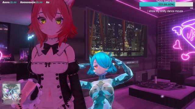 Valentines Date With Chat! Double Date With @BloodRaz  |VRChat| (18+) [VT]