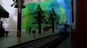 Бумажный трамвай Татра МТТЧ на ферме