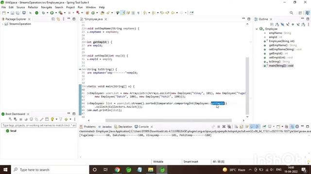 Java 8 Stream API custom sorted operation | Comparing using Comparator Interface. #java8 смотреть онлайн