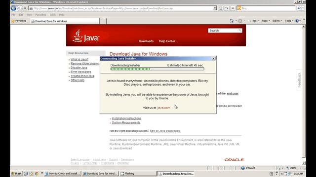 How to check if you have java in windows XP and also install it if you don't смотреть онлайн
