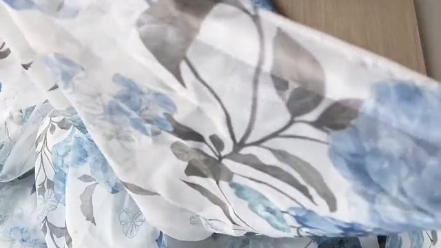 Вуаль-печать "Японский пион"! Яркая новинка сезона. смотреть онлайн