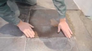 Ремонт напольной плитки ч.2