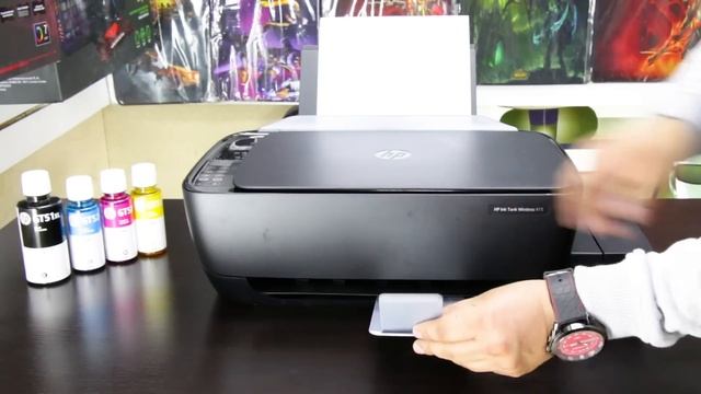 Impresora HP Ink Tank 415 configuracion Wifi direct Review Setup смотреть онлайн