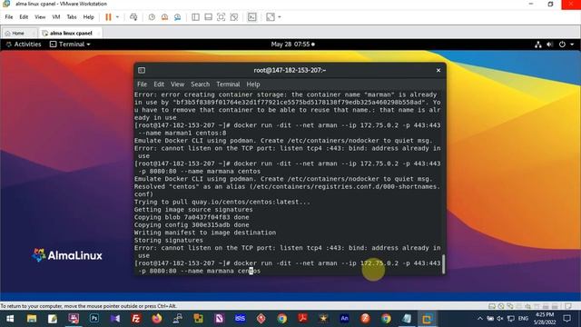use cpanel null with Numerous ip with Docker смотреть онлайн