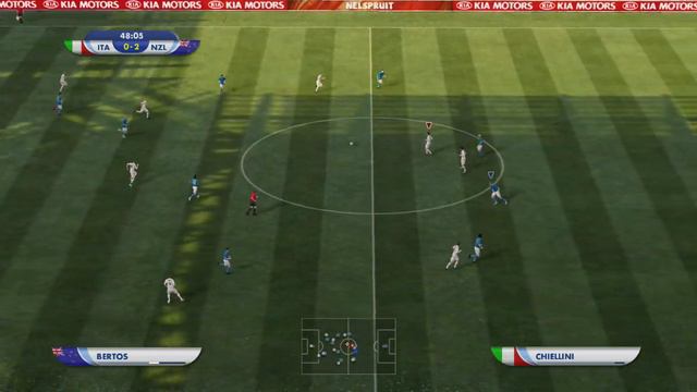 2010 FIFA World Cup Match 28 - Italy v New Zealand / Gameplay PlayStation 3 (PS3) смотреть онлайн
