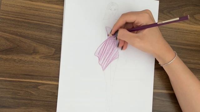 Drawing a Dress Made Easy: Beginner’s Fashion Sketch Tutorial. смотреть онлайн