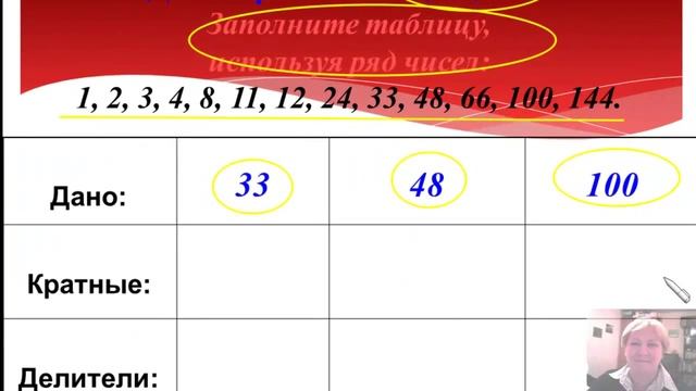 Делители и кратные 6 класс Урок 1 смотреть онлайн
