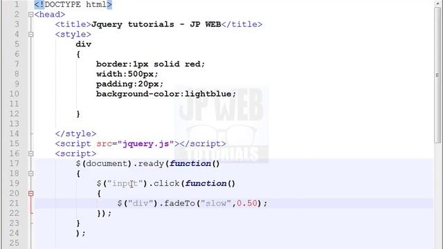 Jquery effects tutorials in Hindi - Part 4 смотреть онлайн