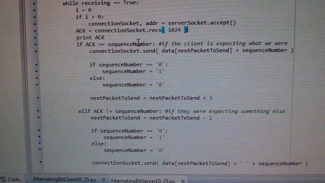Python Alternating Bit Client and Server code walk through смотреть онлайн
