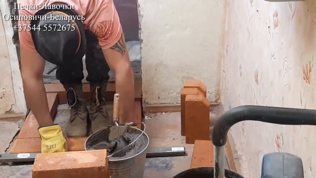 68. Отопительно-варочная печь "Кроха" 2.5 на3 кирпича. ч. 1 смотреть онлайн