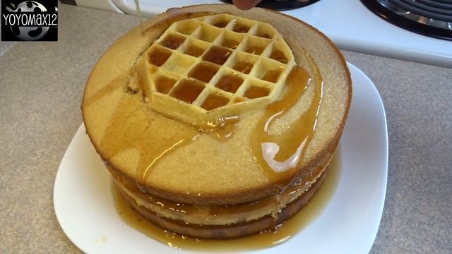 Maple Syrup Waffle Cake - with yoyomax12 смотреть онлайн