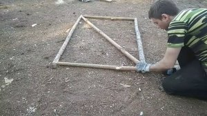 Как просто сделать калитку из сетки рабица своими руками