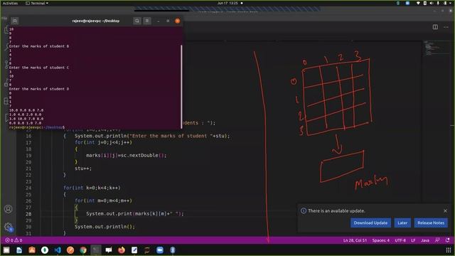Core java- Java Two Dimensional array practice program for icse & isc students смотреть онлайн