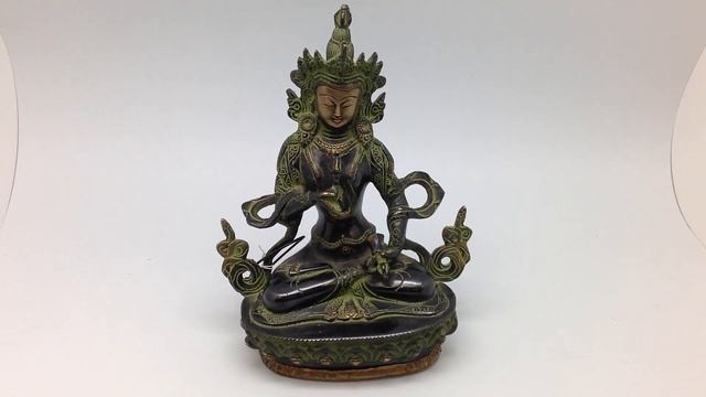 Белая Тара 23.5см, бронза смотреть онлайн