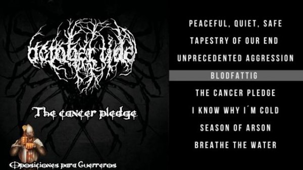 OCTOBER TIDE  - the cancer pledge (full album)