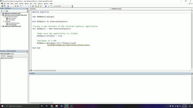 Web Scraping With VBA | Part One смотреть онлайн