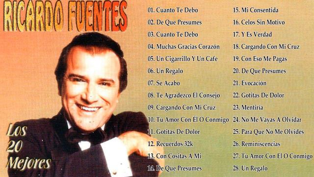 RICARDO FUENTES - CANTANTE DE BOLEROS COLOMBIANO- VIEJITAS PERO BONITAS INOLVIDABLES смотреть онлайн