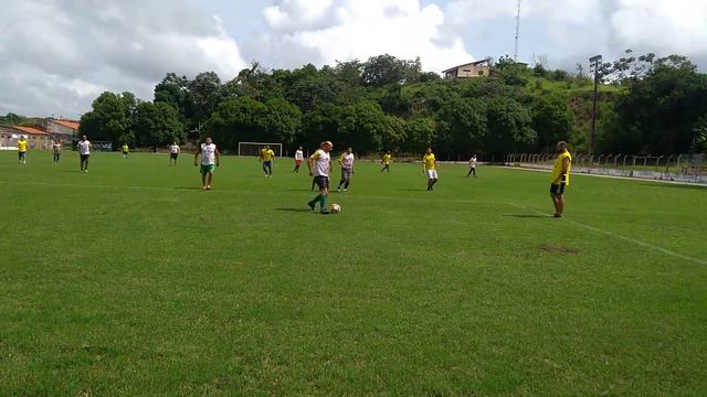 "Mãos Unidas" reinaugurando o gramado do estádio Pilizão - Imagens: Sandro Vagner смотреть онлайн