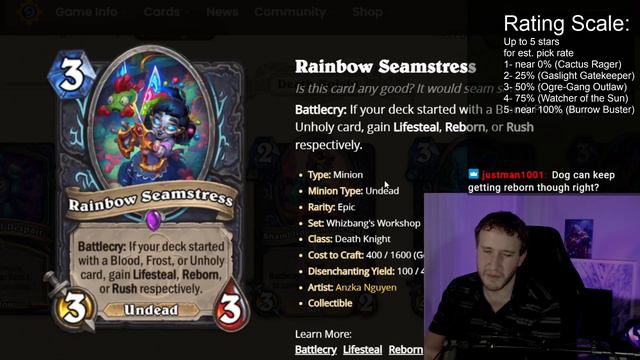 HANDBUFFS ARE BROKEN?!?! Whizbang Arena Death Knight Card Review - Hearthstone смотреть онлайн