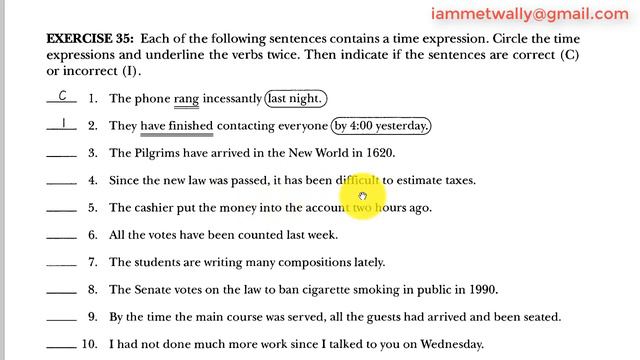 TOEFL Structures SKILLS 35/60 (USE THE CORRECT TENSE WITH TIME EXPRESSIONS) смотреть онлайн