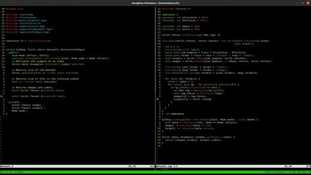 Getting Started with PyTorch C++ (Part 6) | Creating a custom dataset смотреть онлайн