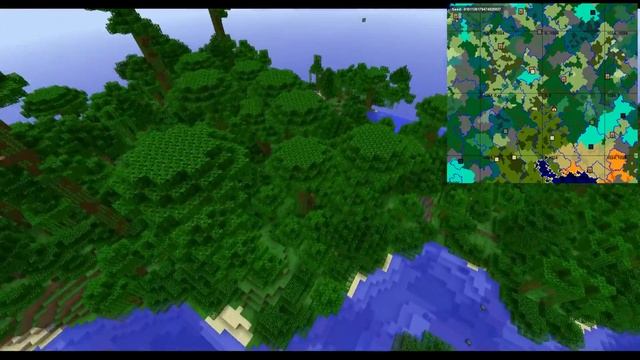 Flower Forest, Birch M, Roofed Forest, Jungle, Plains Seed [sZPeddy's Minecraft Seed Finder] 017 смотреть онлайн
