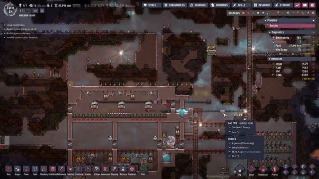 Oxygen Not Included | Baator World-gen Mod | Ep. 6 - Close to a Shave смотреть онлайн