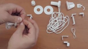 Установка рулонной шторы День и Ночь с леской (направляющими струнами) Markisol