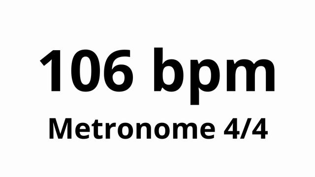 106 bpm tempo ' metronome ' 4/4 смотреть онлайн