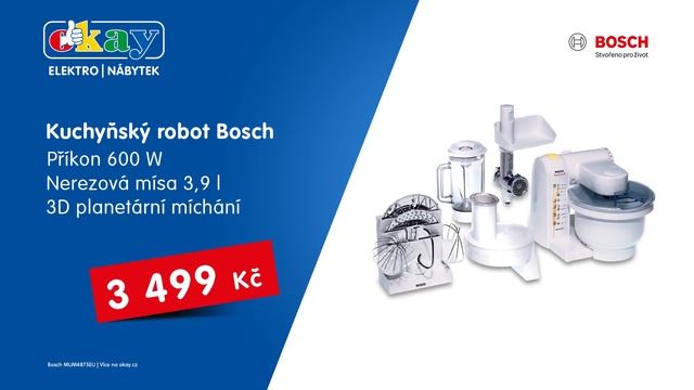 Kuchyňský robot Bosch смотреть онлайн
